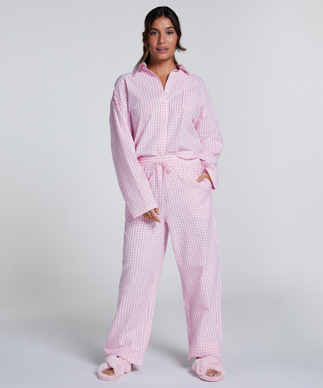 Pantalon de pyjama en Coton, Rose