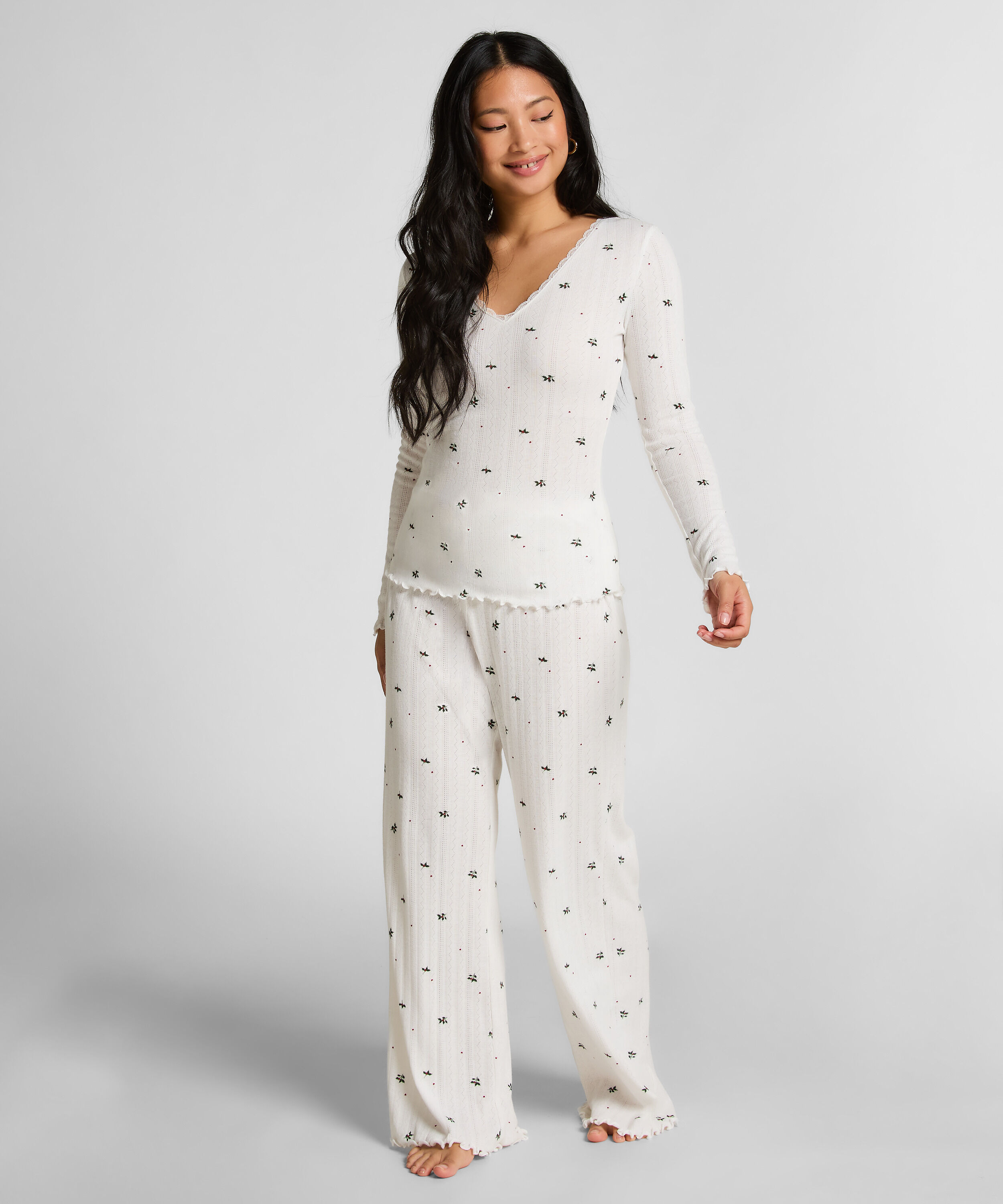 Haut de pyjama Pointelle