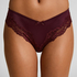 Slip brésilien Lace & Shine, Violet