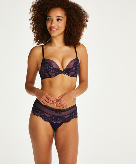 Boxer string Bessie, Bleu