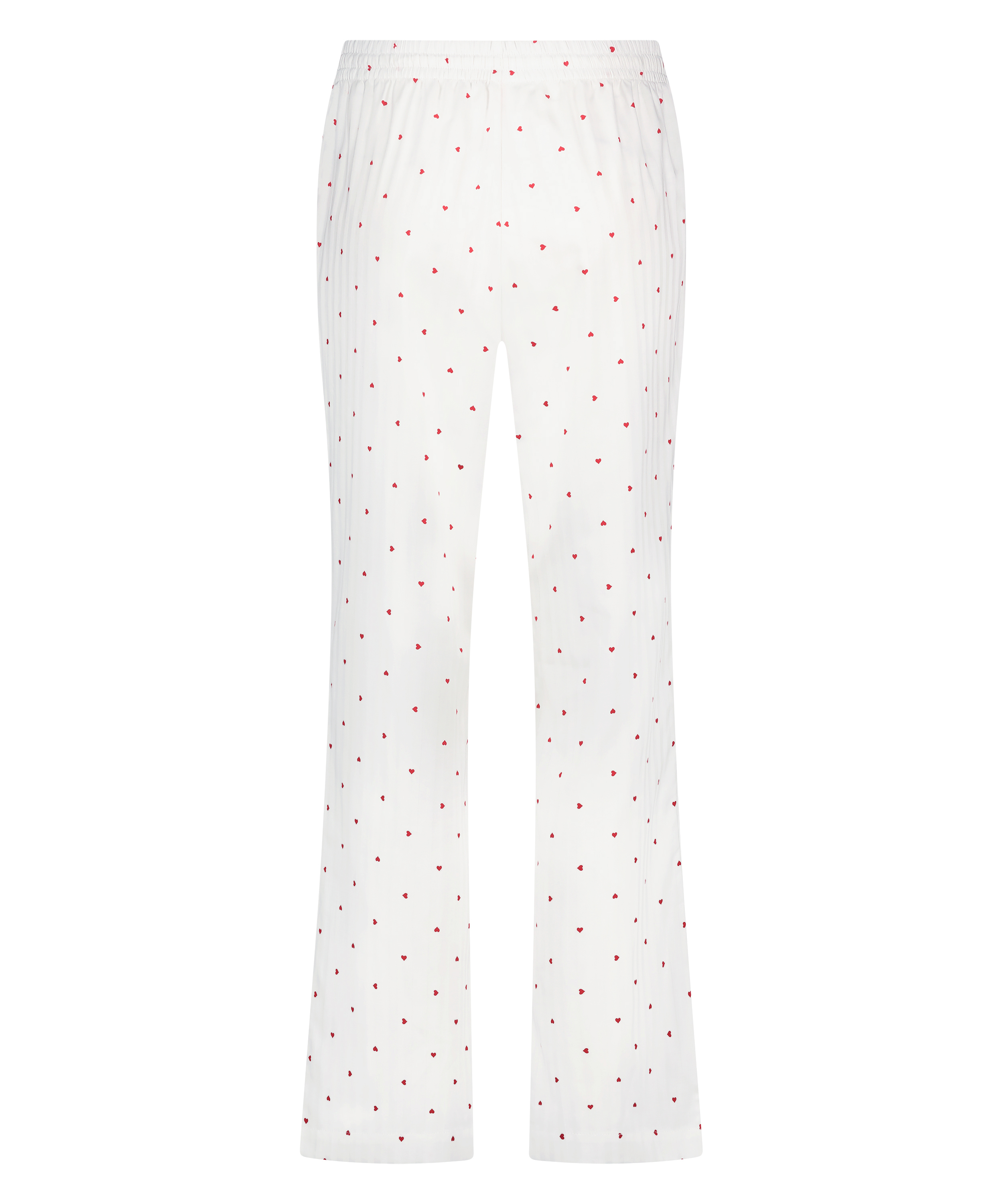 Jacquard Hearts Petite pantalon de pyjama, Blanc, main