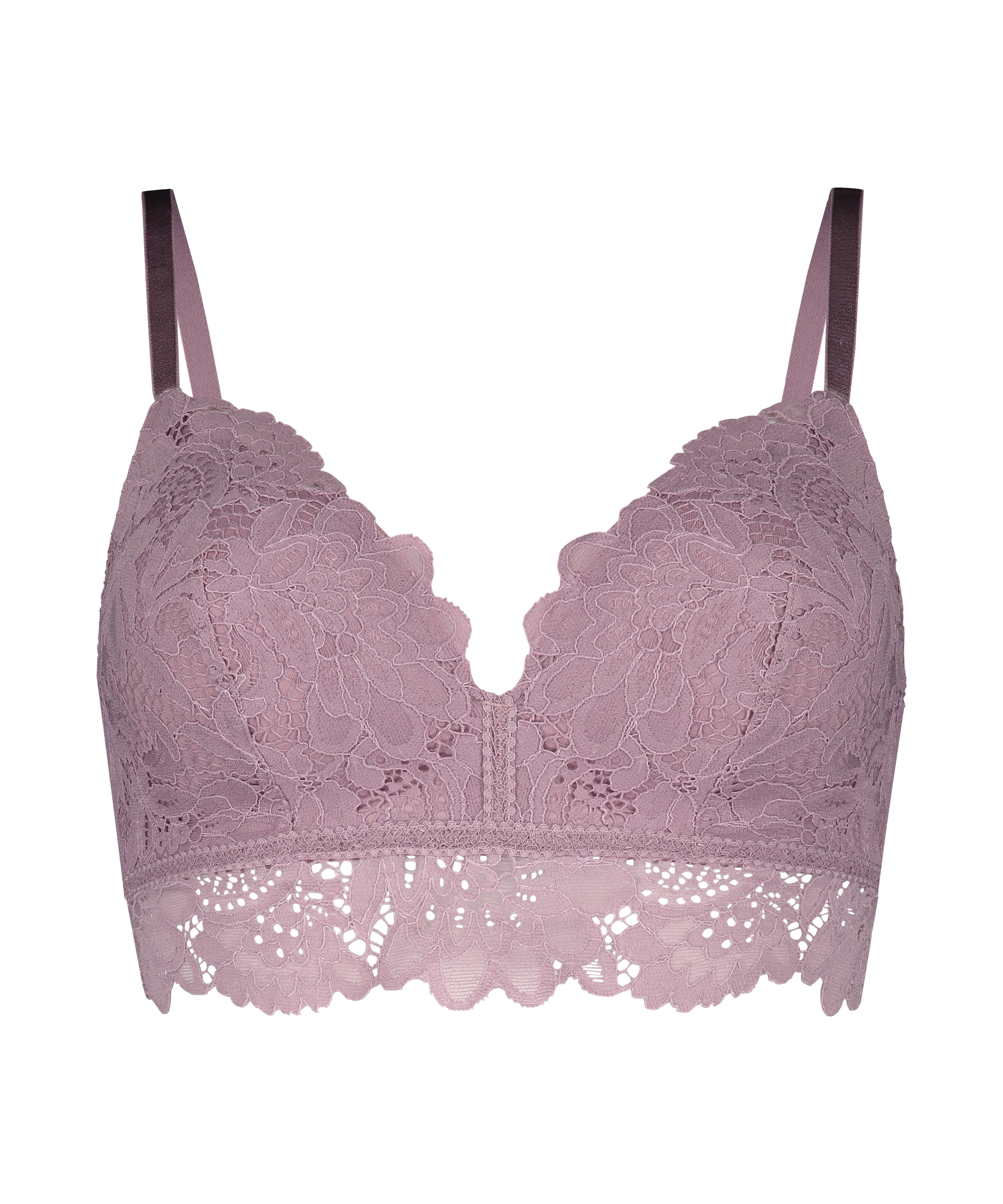 Soutien-gorge préformé sans armatures longline Shiloh, Violet, main
