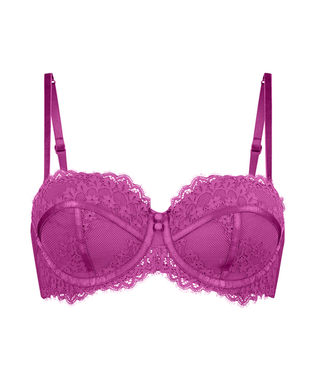 Soutien-gorge à armatures préformé sans bretelles Daisy, Rose