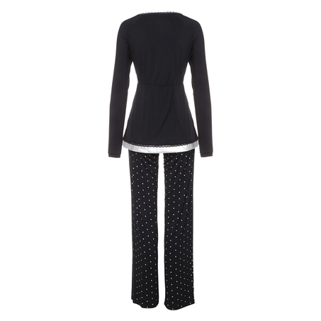 Pyjama set Pam, Noir