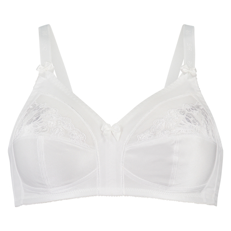 Soutien-gorge sans armatures non-préformé Sara, Blanc