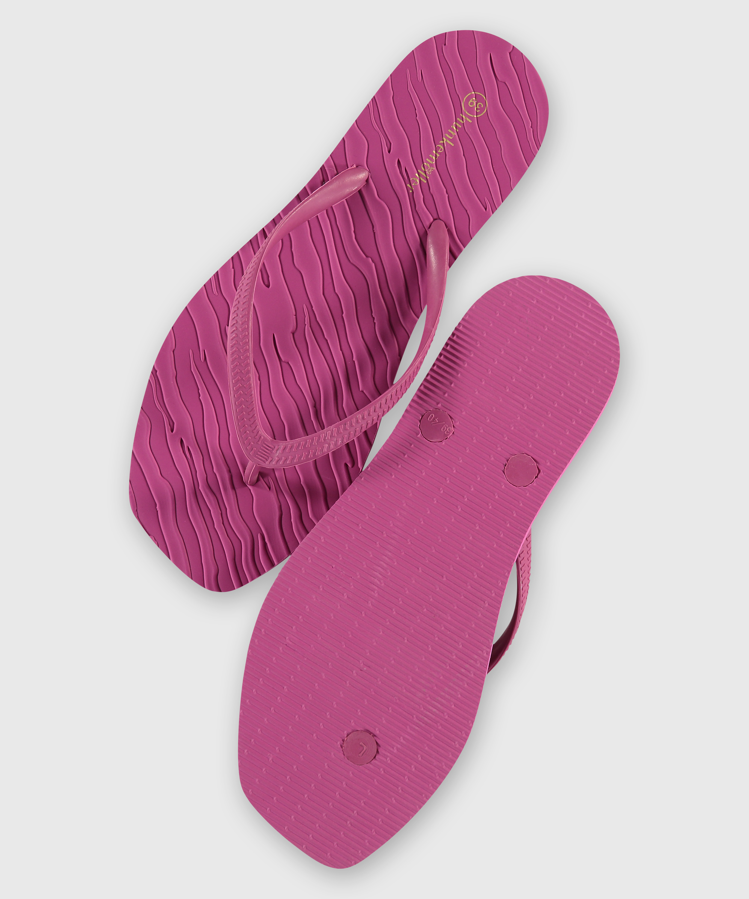 Tongs Zebra, Rose, main