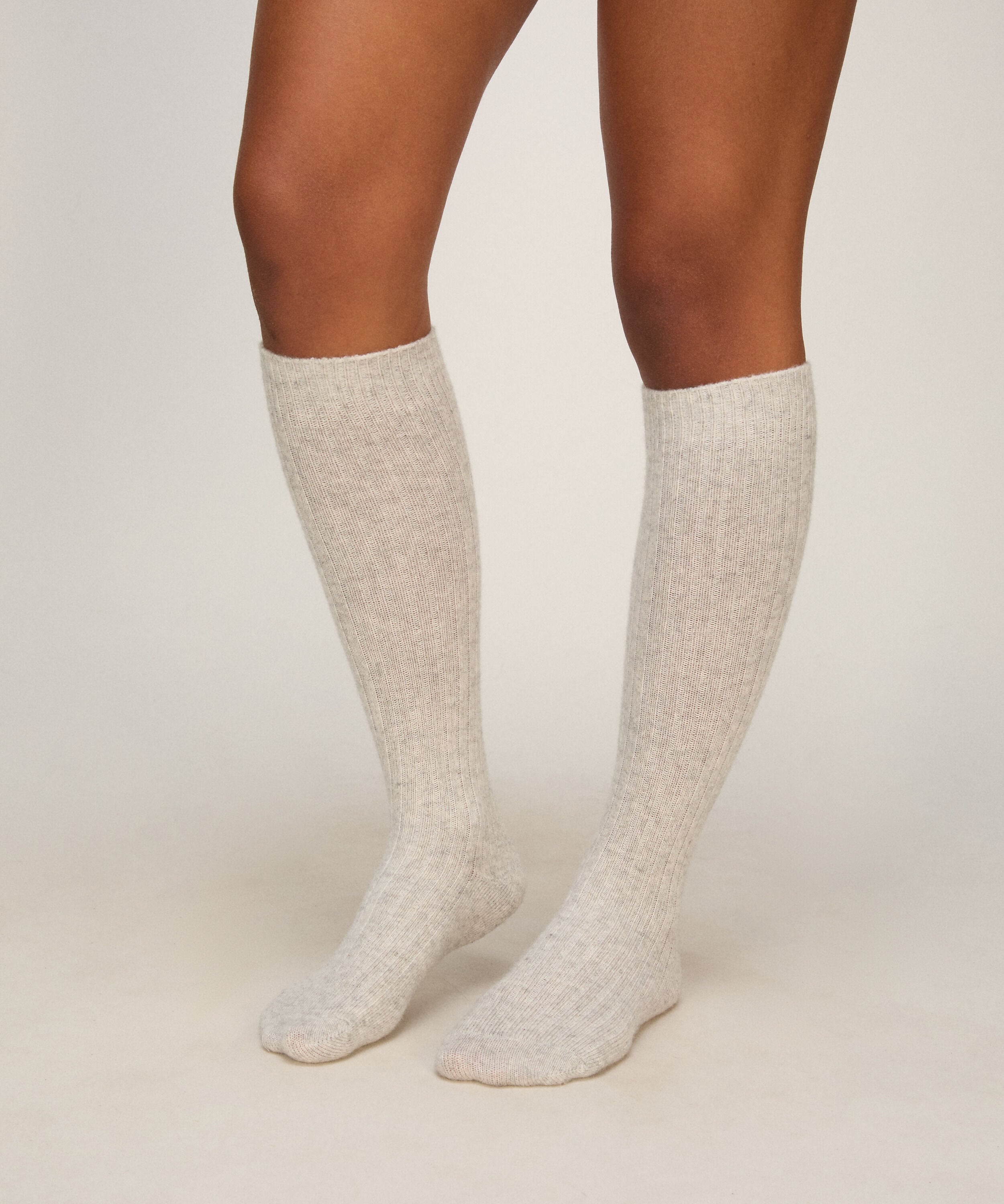 Chaussettes Mélangées Cachemire, Gris Chaussettes Mélangées Cachemire, Gris