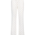 Jacquard Hearts Petite pantalon de pyjama, Blanc