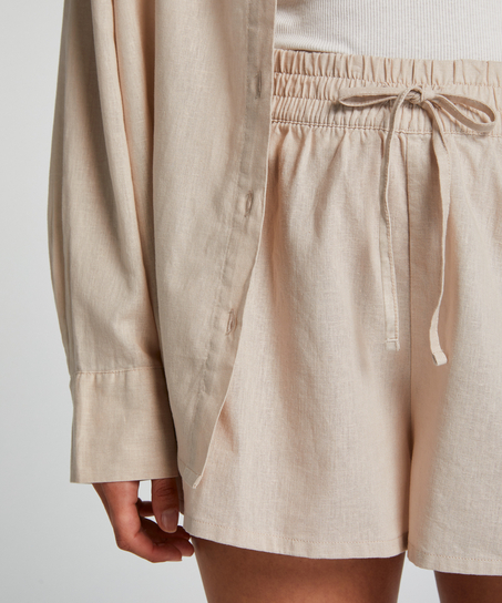 Shorts de pyjama Lin, Beige