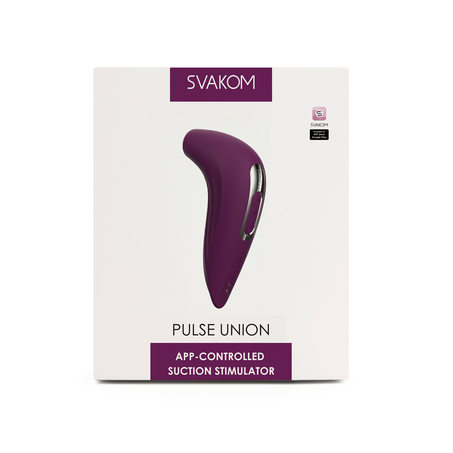Svakom - Stimulateur par aspiration Pulse Union avec contrôle sur application, Violet