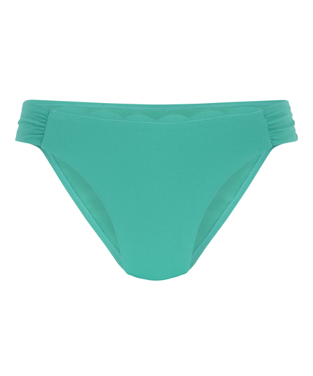 Slip de Bikini Rio Scallop, Vert