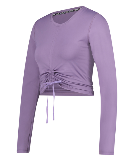 Top de sport manches longues HKMX Aura, Violet