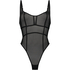 Body maille sexy, Noir