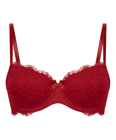 Soutien-gorge à armatures préformé Teddy, Rouge