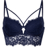 Soutien-gorge à armatures préformé longline Isabella, Bleu