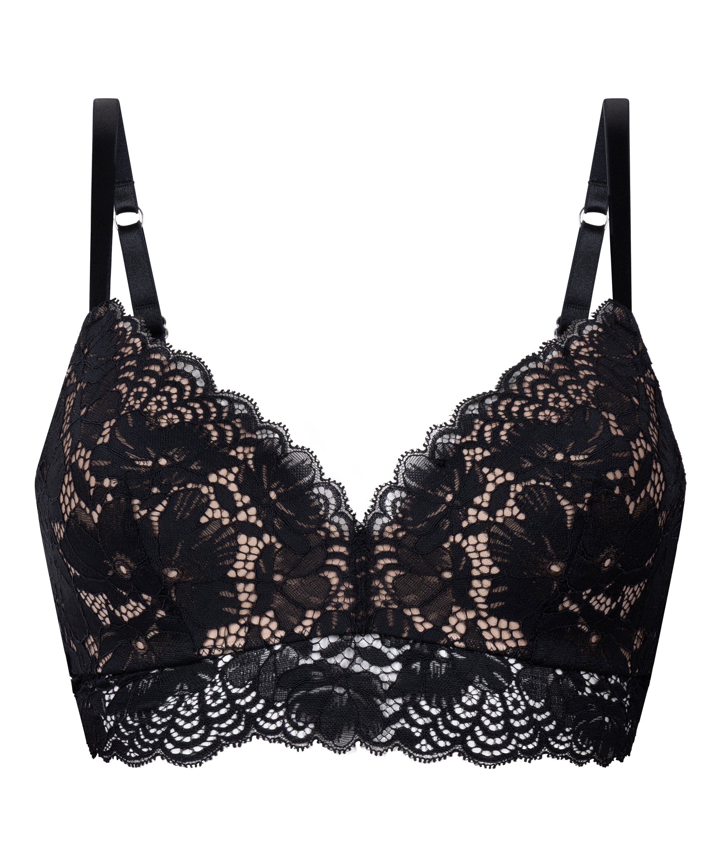 Soutien-gorge sans armatures préformé Andrea, Noir, main