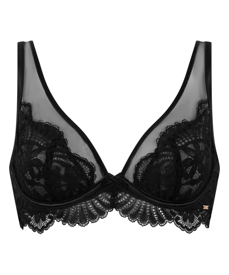 Soutien-gorge à armatures non-rembourré Poppy, Noir