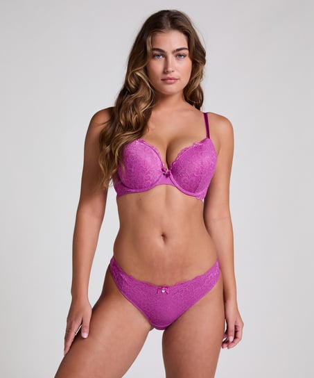 Soutien-gorge à armatures préformé push-up Marine, Rose