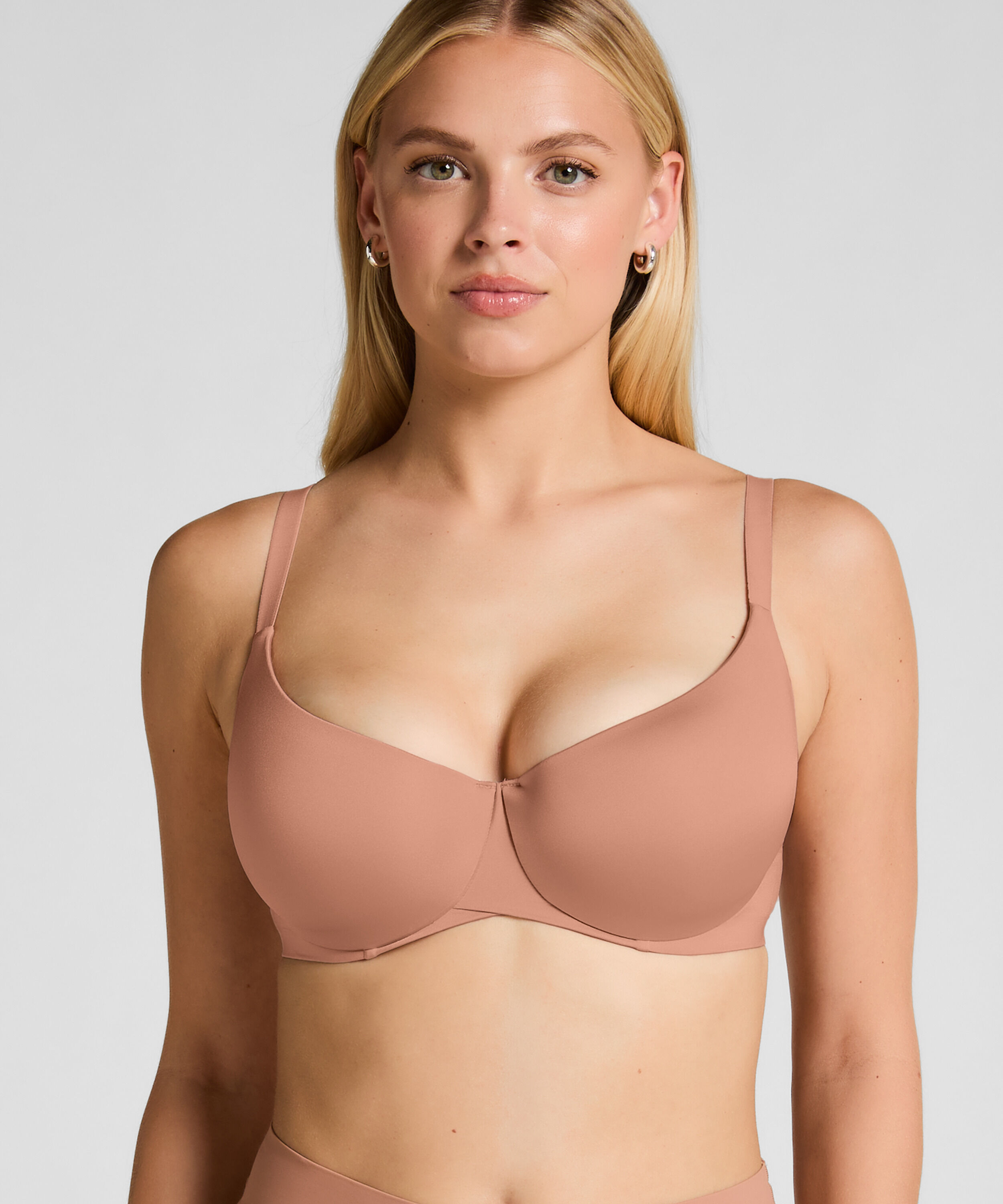 Soutien-gorge à armatures préformé Smooth, Marron