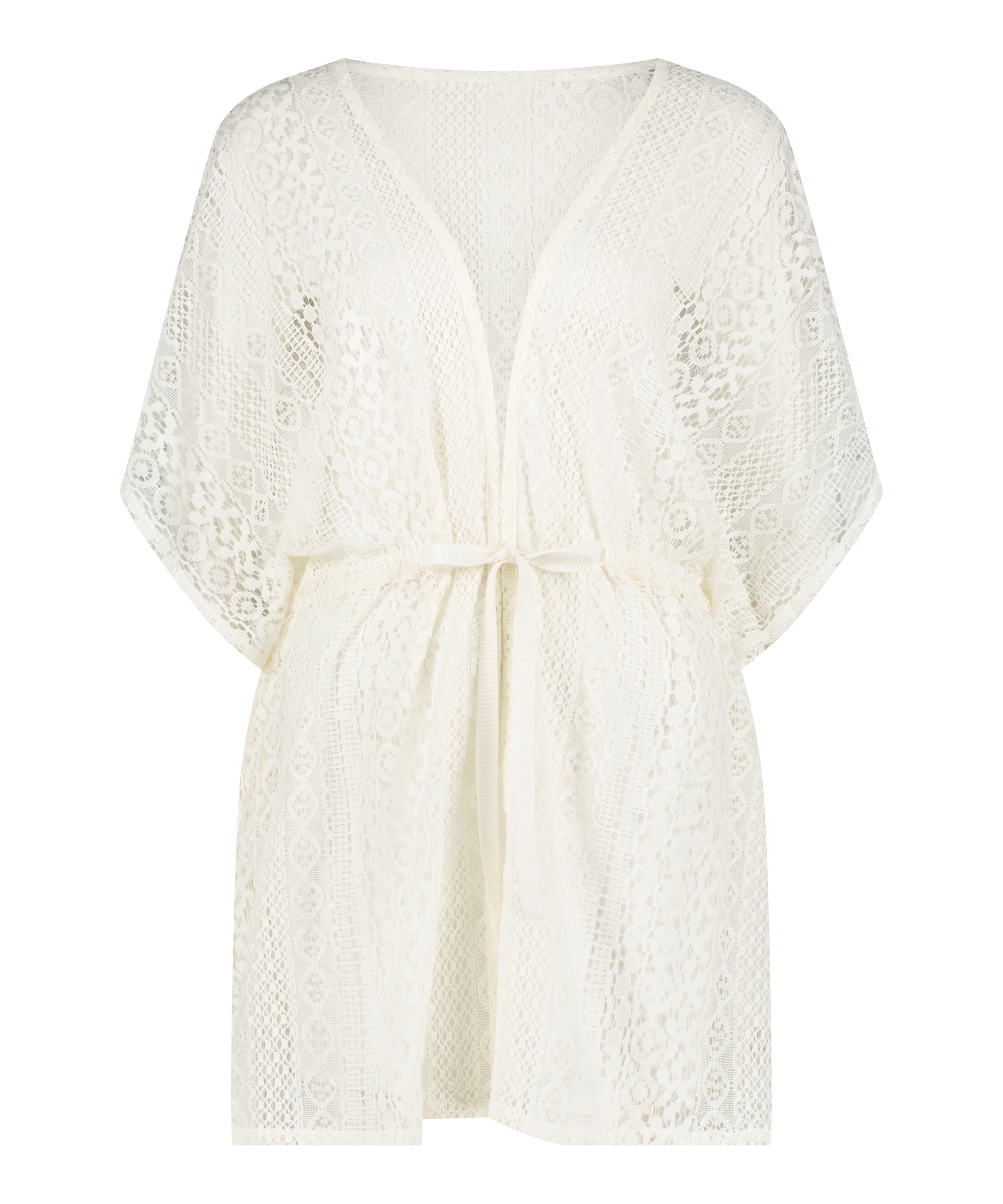 Caftan Plage, Blanc, main