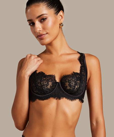 Soutien-gorge non-rembourré à armatures Chalice, Noir