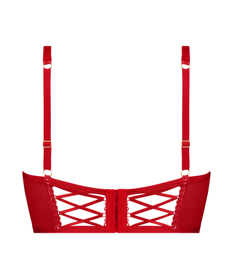 Soutien-gorge à armatures préformé Longline Wilde, Rouge
