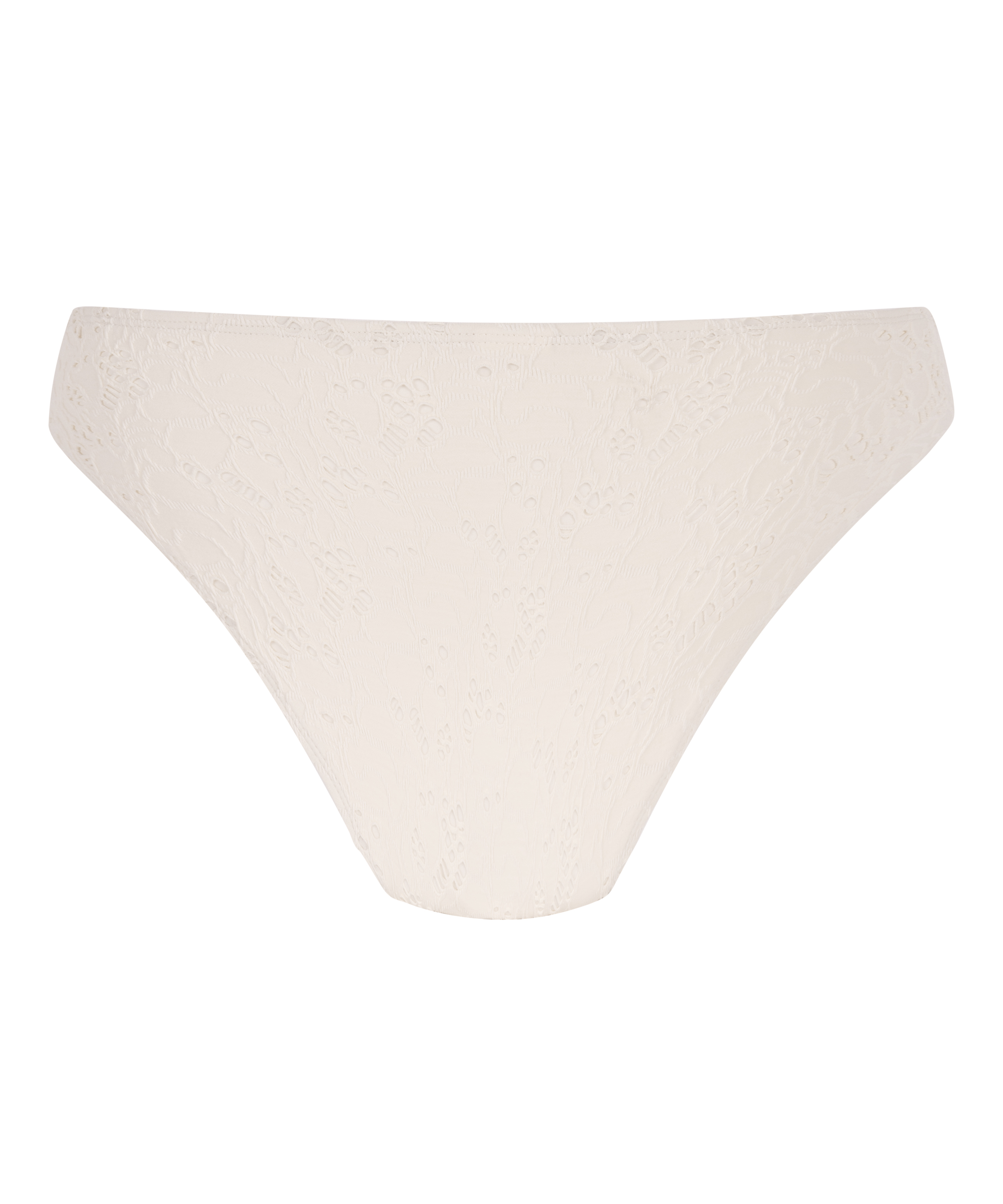 Bas de bikini Crochet, Blanc, main