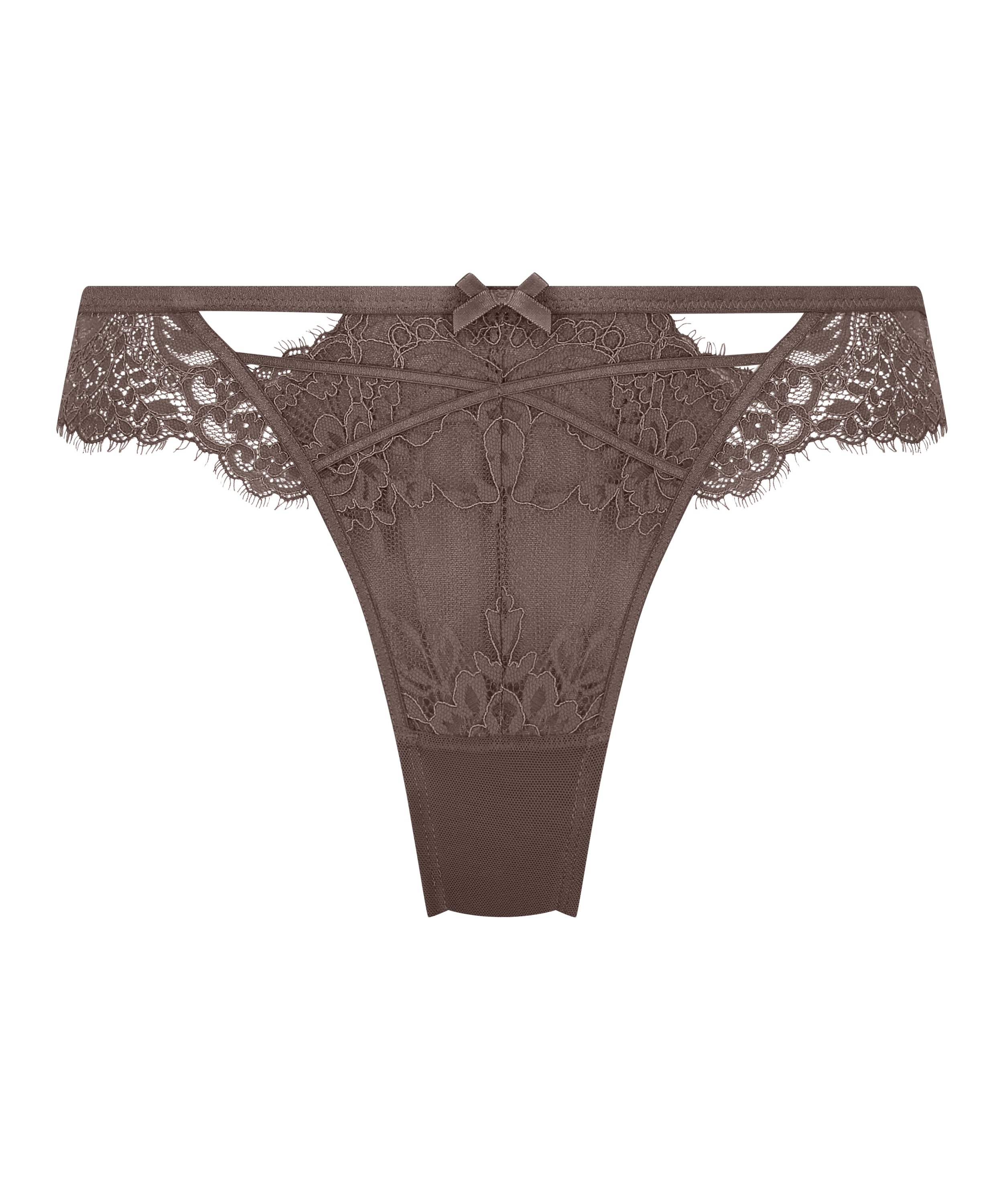 Slip brésilien Arabella, marron, main