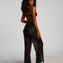 Pantalon de plage en dentelle, Noir