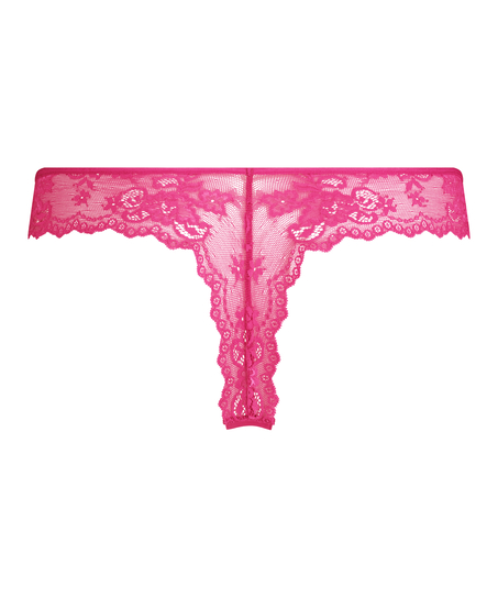 Invisible string Lace Back, Rose