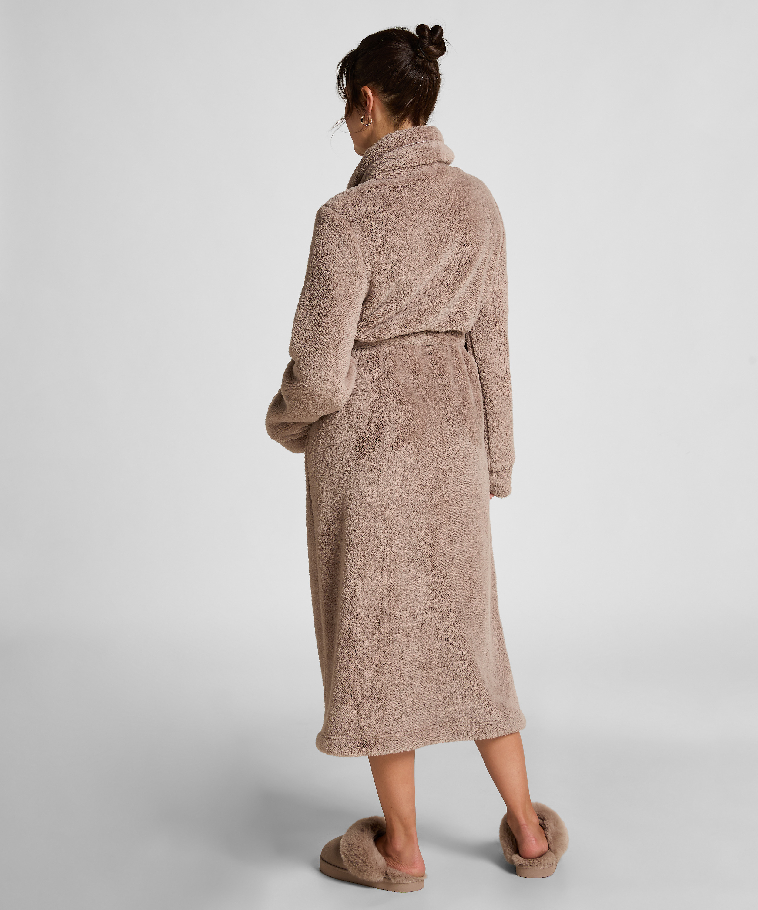 Peignoir Fleece, Beige, main