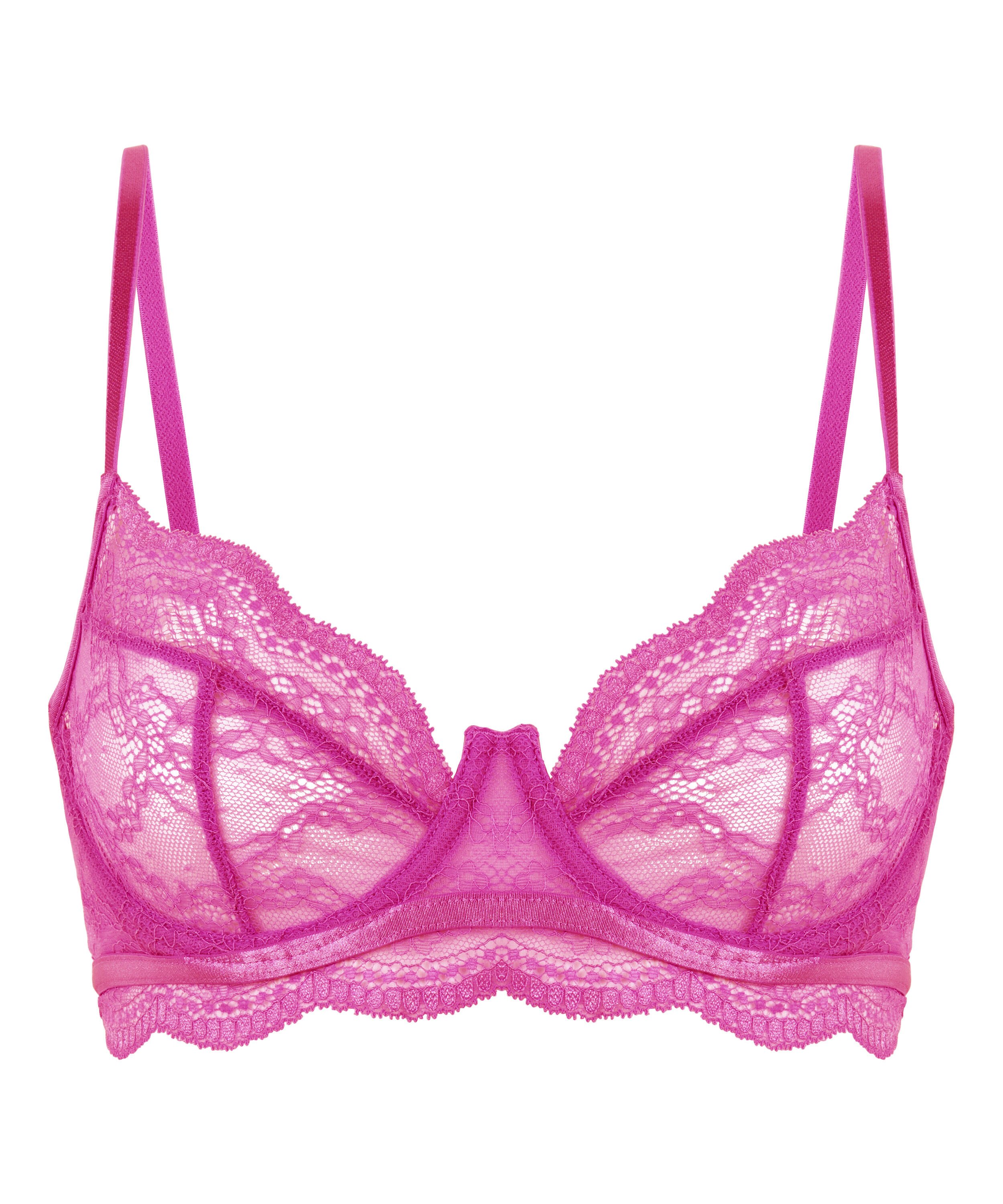 Soutien-gorge non-rembourr&eacute; &agrave; armatures Isabelle, Violet