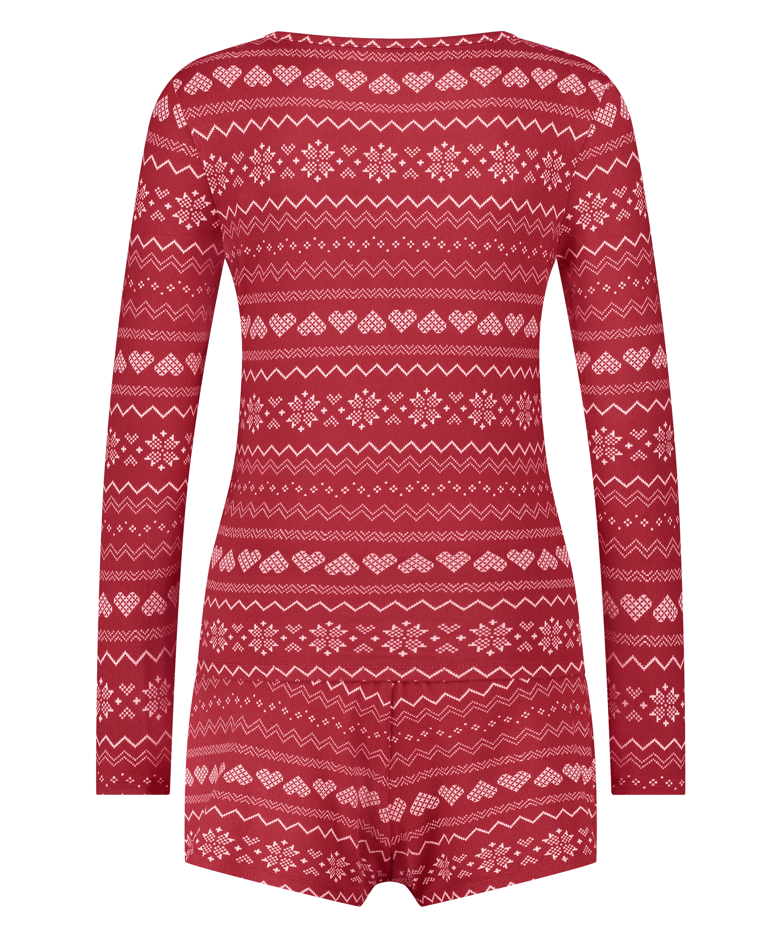 Ensemble de pyjama, Rouge, main