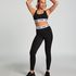 HKMX Soutien-gorge de sport The Crop Logo Level 1, Noir