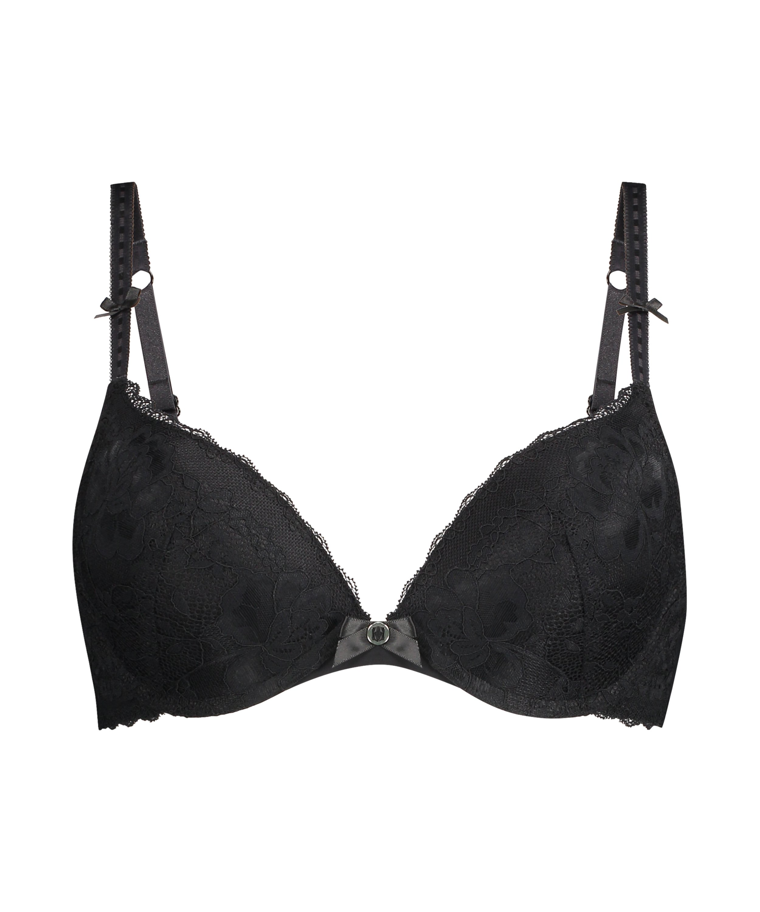 Soutien-gorge à armatures préformé push-up Maya, Noir, main