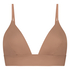 Triangle Brassière Smooth, Marron