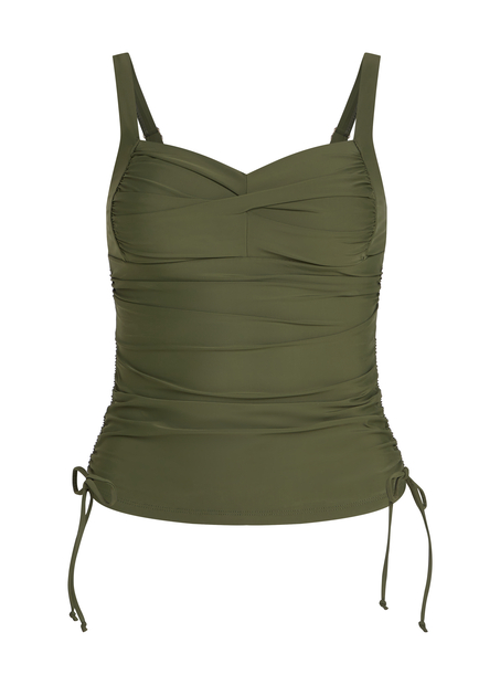 Tankini galbant Luna, Vert