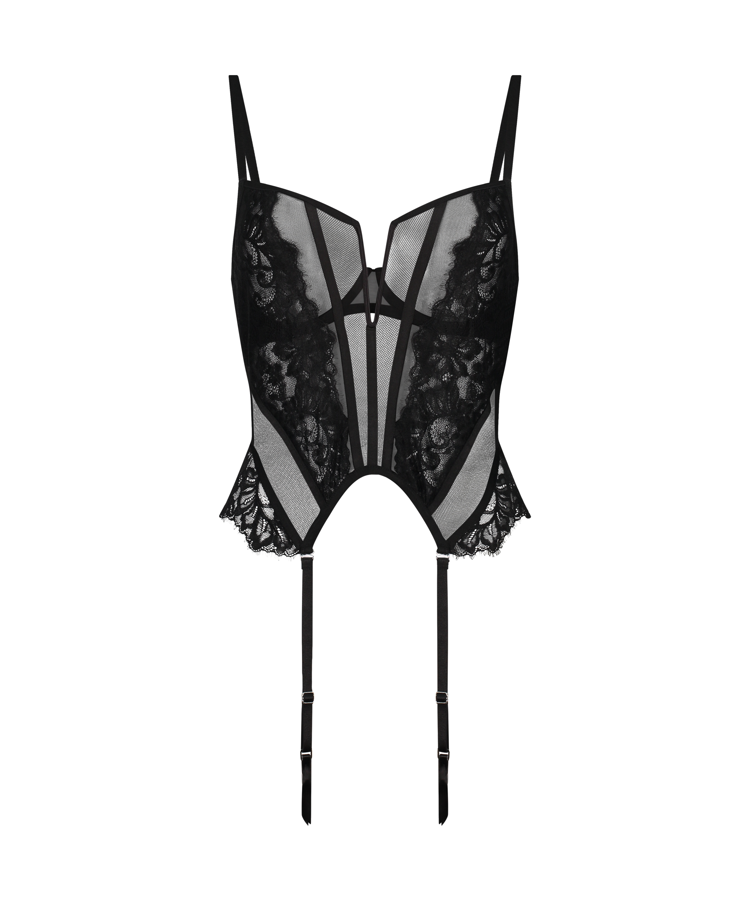 Bustier Isabella, Noir, main