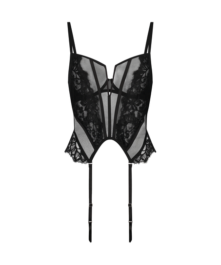 Bustier Isabella, Noir