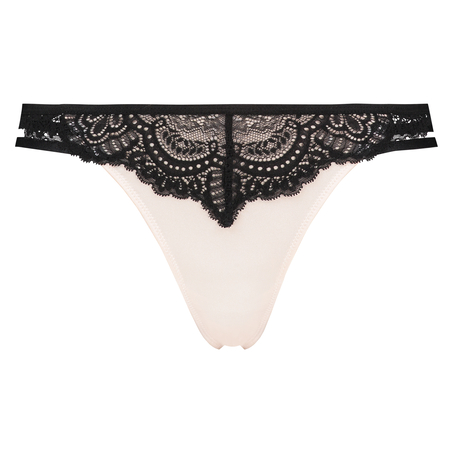 Tanga String Orla, Noir