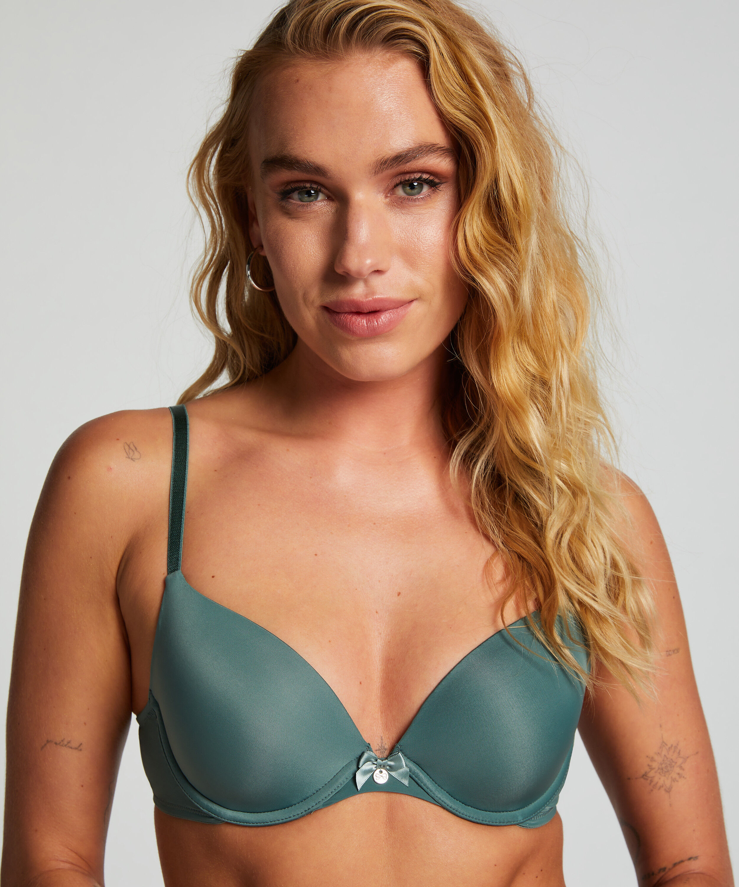 Soutien-gorge à armatures préformé Plunge, Vert
