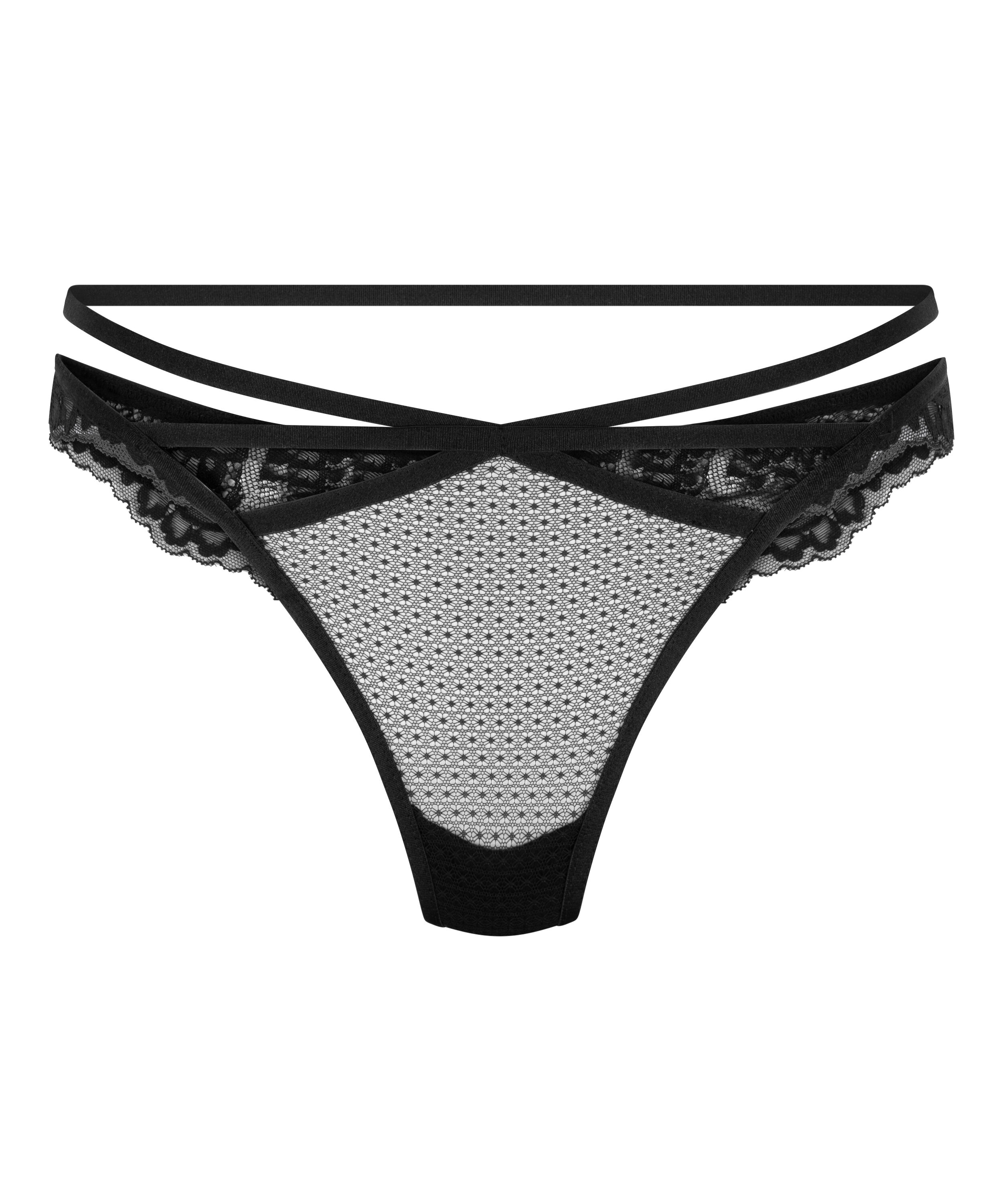 Culotte br&eacute;silienne Joy Fancy Mini, Noir