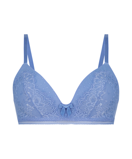 Soutien-gorge sans armatures préformé Bessie, Bleu