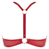Soutien-gorge &agrave; armatures pr&eacute;form&eacute; push-up Faye, Rouge