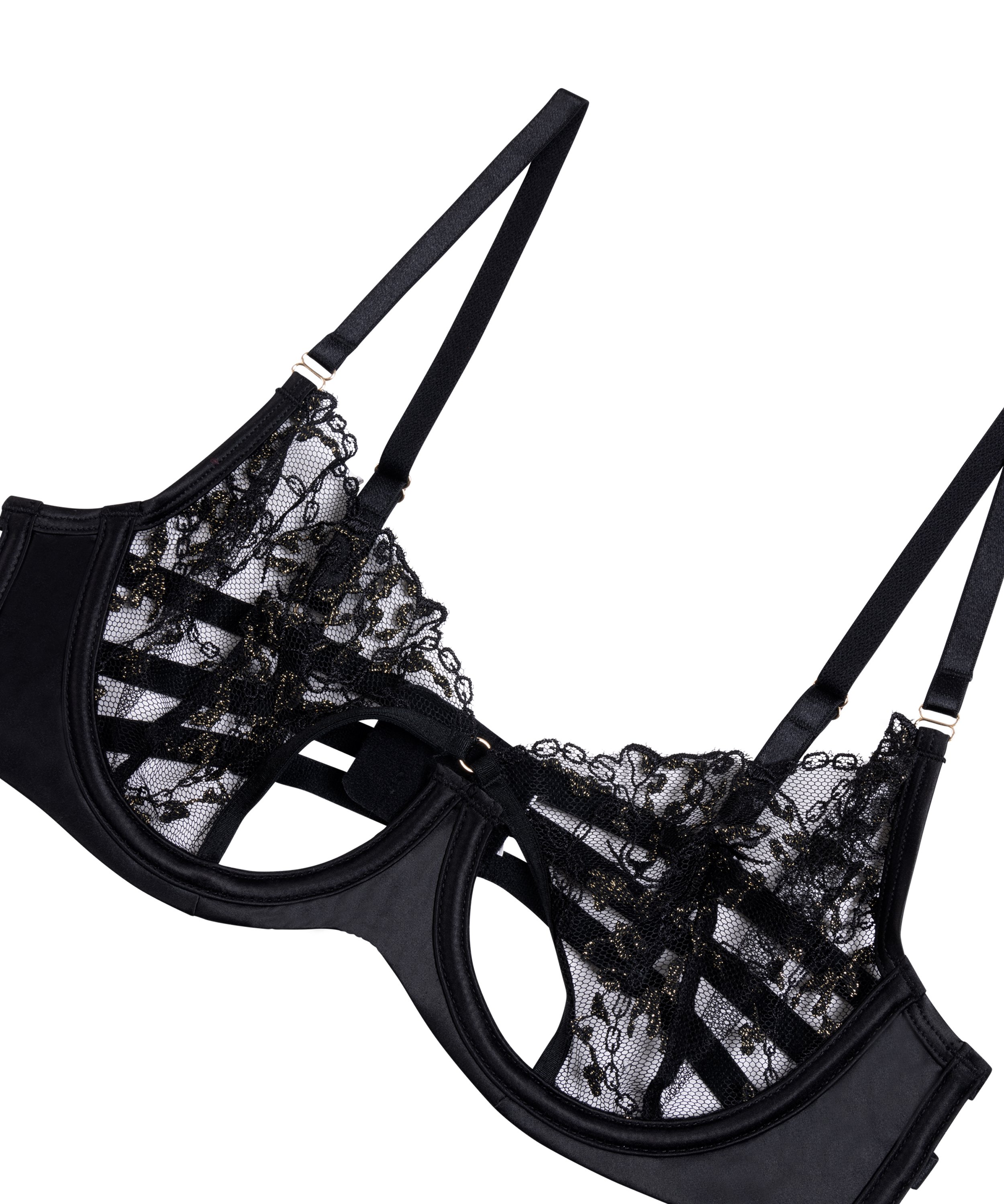 Soutien-gorge à armatures non-préformé Felicia, Noir, main