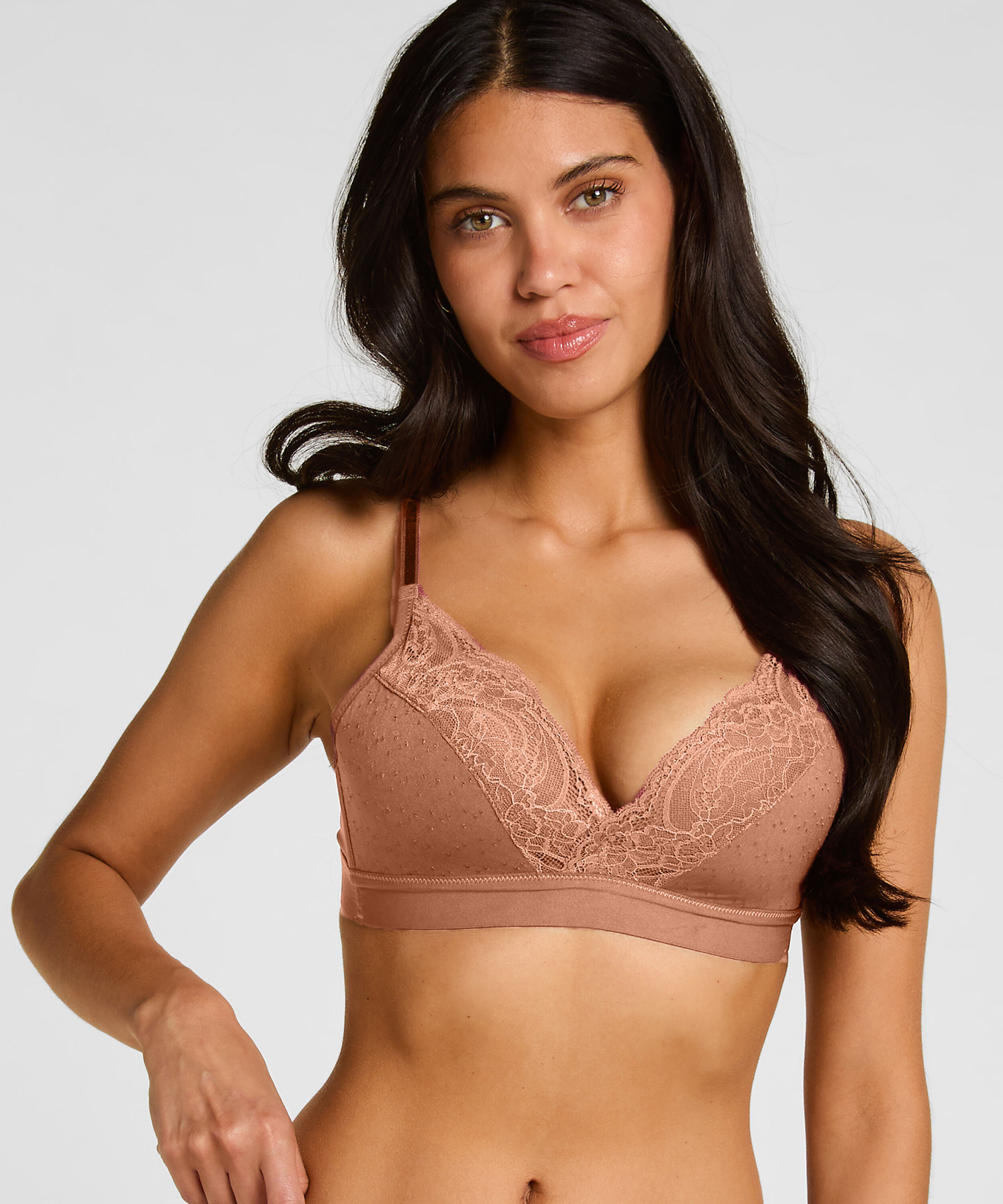 Soutien-gorge sans armatures préformé Sophie, Marron Soutien-gorge sans armatures préformé Sophie, Marron