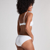 Soutien-gorge à armatures non-rembourré Pointelle, Blanc