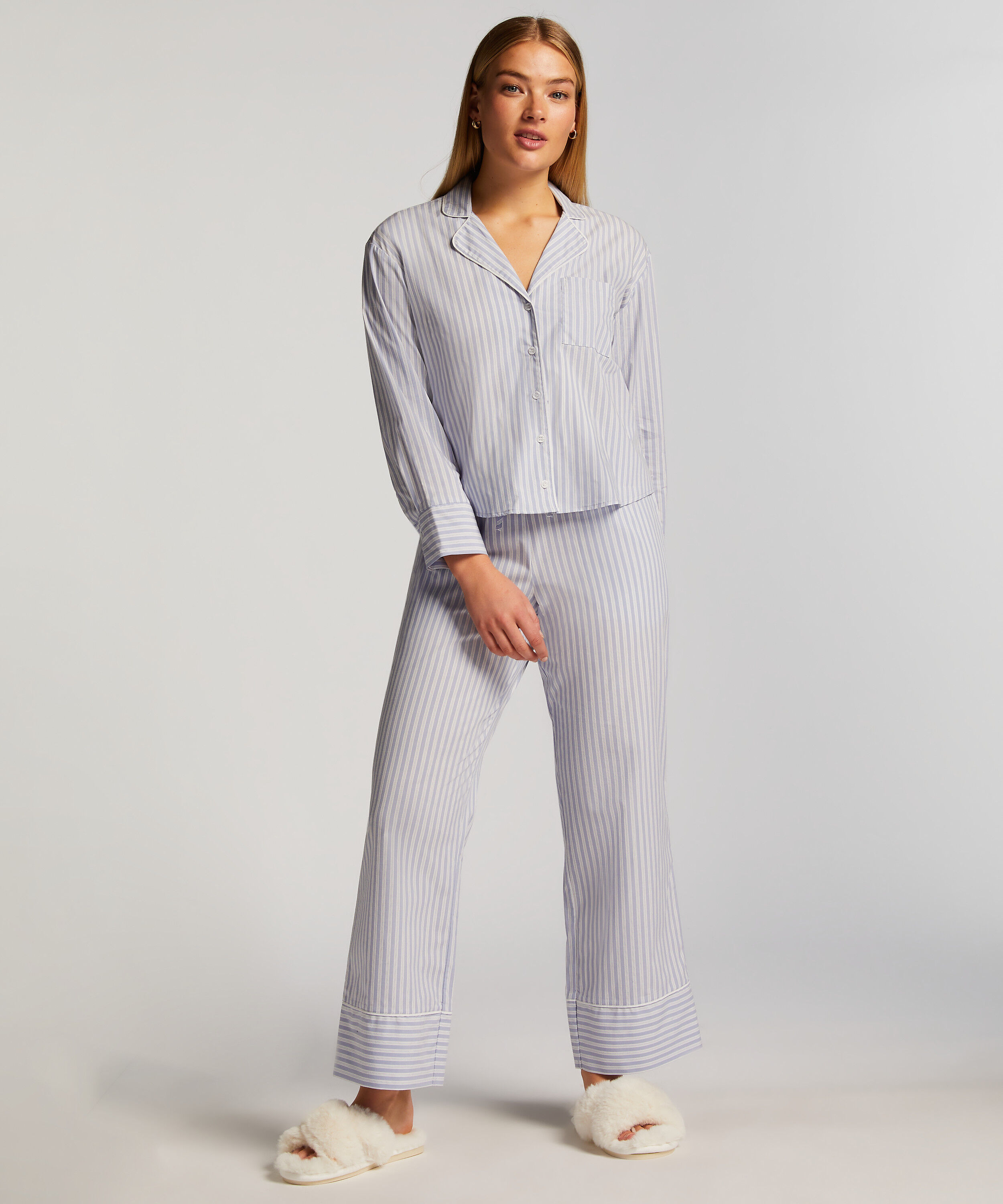 Pantalon de pyjama en Coton, Bleu