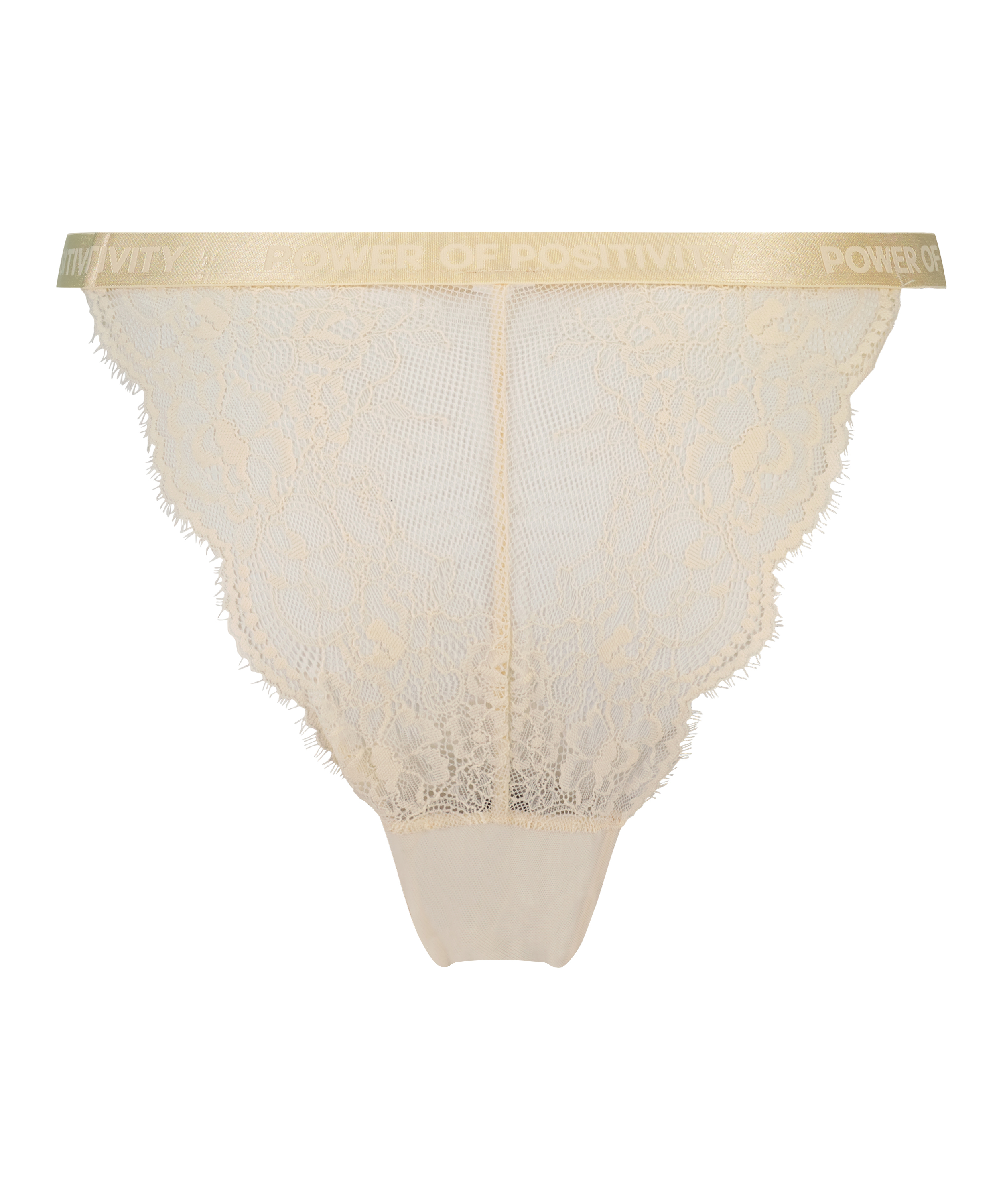 Slip brésilien Honey, Blanc, main