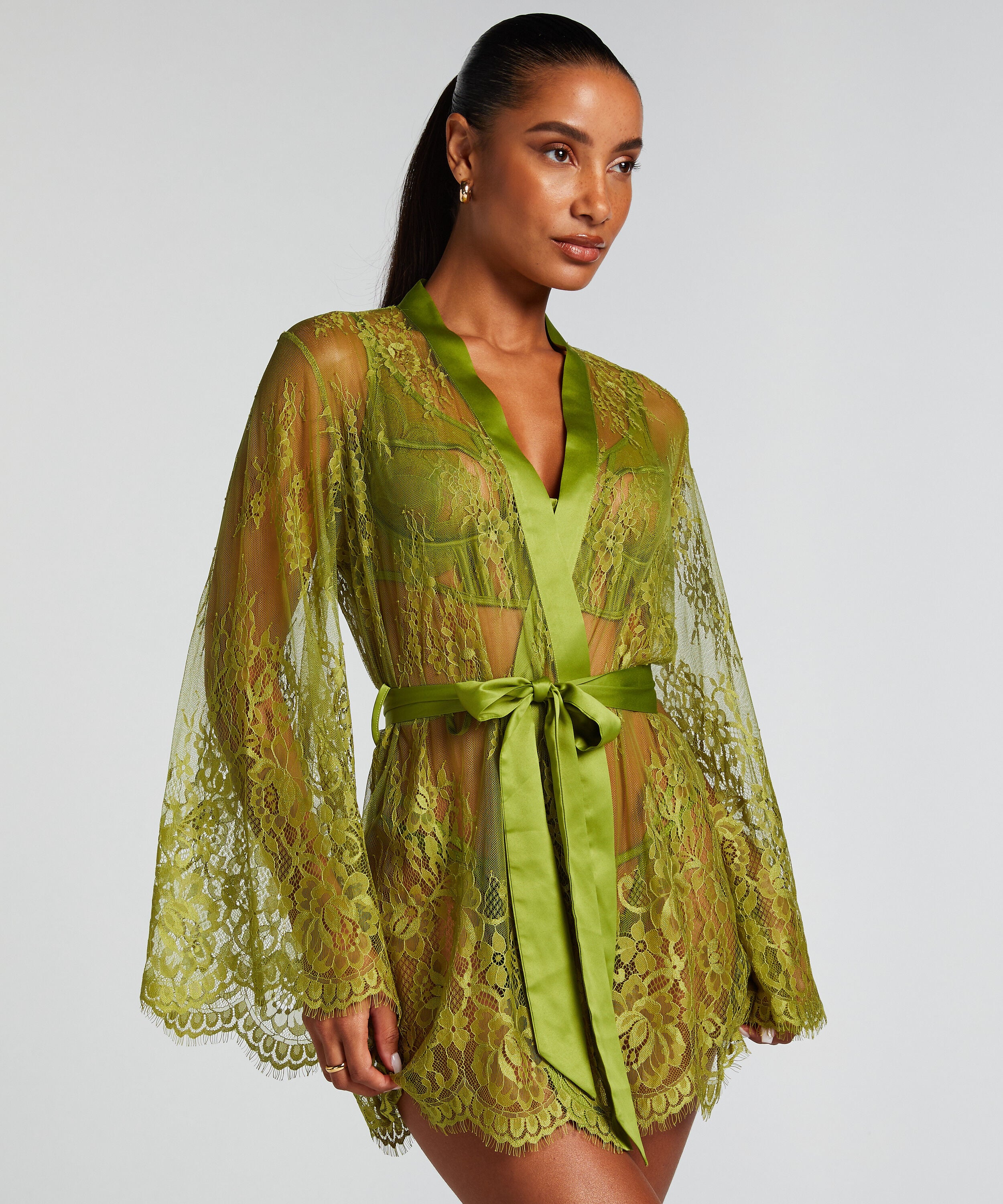 Kimono Lace Isabelle, Vert Kimono Lace Isabelle, Vert